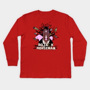 BoJack Horseman Kids Long Sleeve T-Shirt